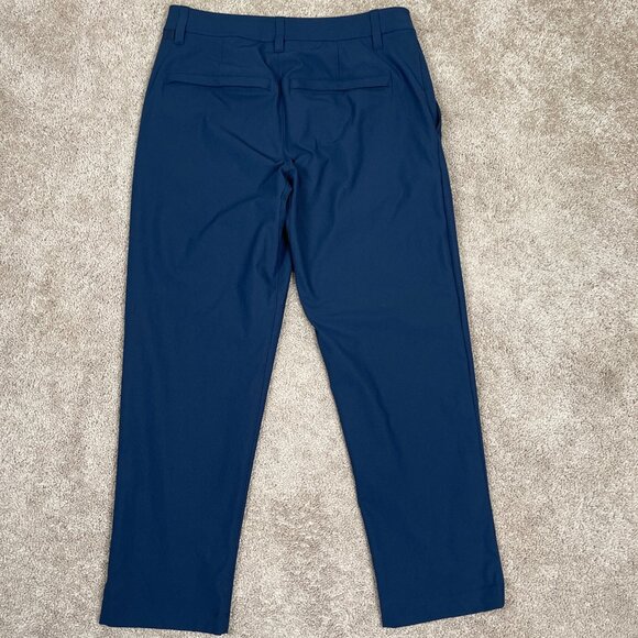 Lululemon Pants Men 29 Navy Blue Warpstreme Commuter Teen Travel Comfort Stretch - Picture 8 of 8